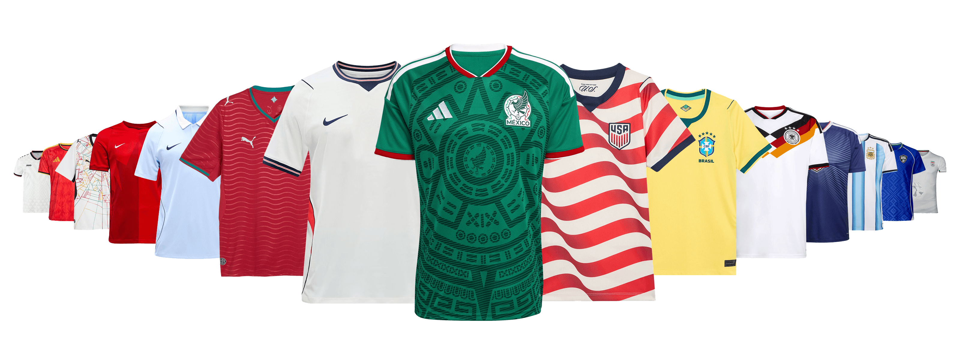Official national team jerseys up for grabs on World Cup match days